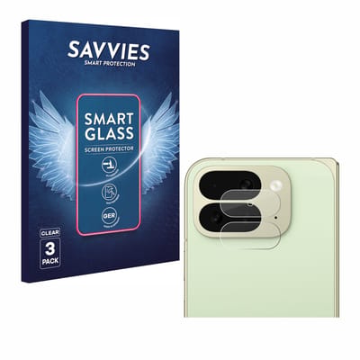 3 Stuks Savvies Screenprotector - geschikt voor Google Pixel 10 Pro Fold (ALLEEN Camera Lens) - beschermfolie glas transparant