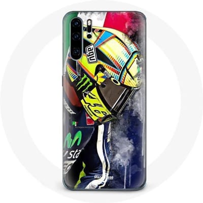 Hoesje voor Huawei P30 Valentino Rossi Champion speed driver