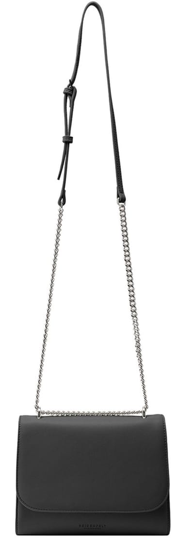 SEIDENFELT MANUFAKTUR Schoudertas Naantali Crossbag Black Zwart
