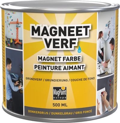 MagPaint Magneetverf - Donkergrijs - 500ml (1m²)