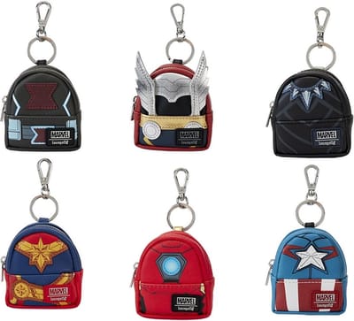 Loungefly: Marvel - Avengers - Avengers Cosplay Mini Backpack Mystery Box Keychain