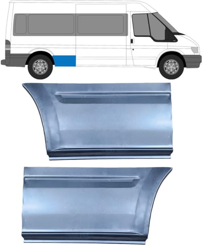 Reparatiepaneel achterspatbord voor Ford Transit 2000-2013 / Links + Rechts