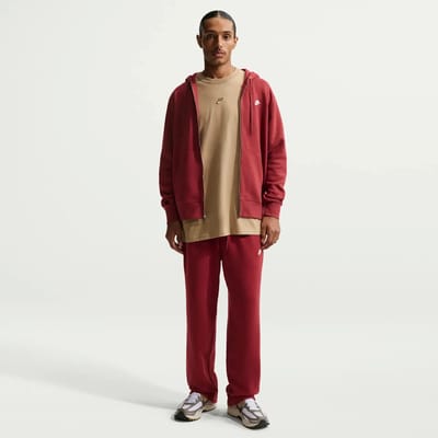 Hooded sweatshirt met rits Nike Club