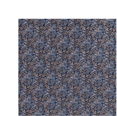 TRESANTI | EMILE | Zijden pochet bloemen | Blauw