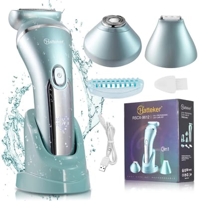 MakkelijkMooi Elektrische Epilator 3in1 - Scheerapparaat - Tondeuse - Ladyshave - Benen Armen Oksels Bikinilijn - Nat/Droog Oplaadbare Ontharingsapparaten