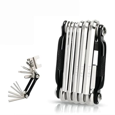 Fiets Multitool 11-in-1 – Kettingbreker, Schroevendraaier, Inbussleutel – Voor MTB, Racefiets & Mountainbike Reparatie