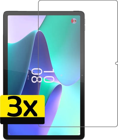 Screenprotector - Geschikt voor Lenovo Tab P11 Pro (2e / 2nd Generatie) - 3 Stuks - Extra Sterk - Beschermglas - Gehard Glas - Tempered Glass - Screen Protector
