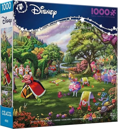 CEACO - Thomas Kinkade - Disney - 1000 Stukjes - Alice in wonderland - Queen of hearts