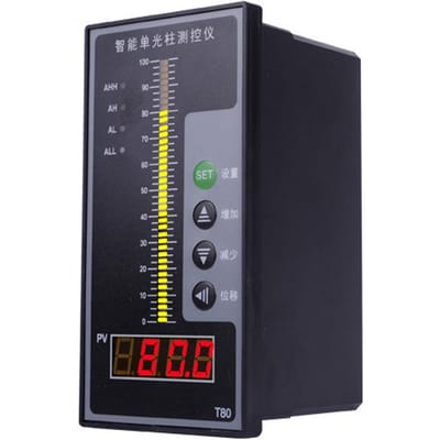 Contrôleur de détecteur de profondeur d'eau d'huile liquide intégré d'affichage de colonne lumineuse intelligente T80 avec LCD multicolore