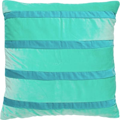 Dutch Decor PEMM - kussenhoes 45x45 cm - velvet - Beveled Glass - groen, blauw - met rits - zonder binnenkussen