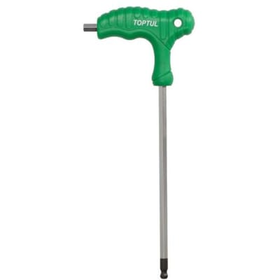 Zeskant stiftsleutel HEX TOPTUL 8 mm met balkopf, T-Griff