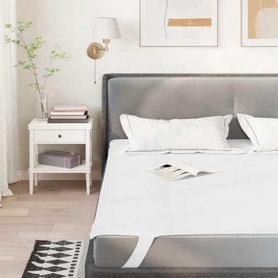 Matrashoes Waterdicht - Beschermhoes Matras - Matras Beschermen - Ademend TPU Laag - 200x220cm - Wit