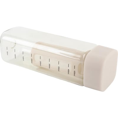 Draagbare Cold Brew Fles Crèmewit Transparant Gemakkelijk te Reinigen Iced Coffee Maker Fles voor Thuis L(for 6.5-9kg) white