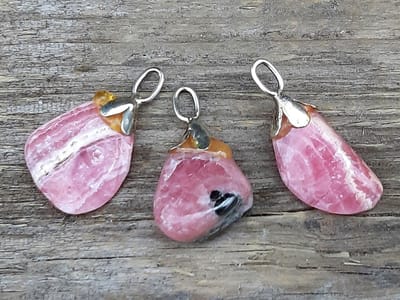 Edelsteen Rhodochrosiet hanger