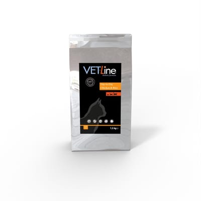 Vetline - Kat brokken - Light - Senior - Kip met rijst - 10 kg - Zalm