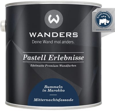 Wanders Muurverf - Edelmatte Krijtverf voor Hout en Meubels - Donkerblauw Nacht - 2,5L