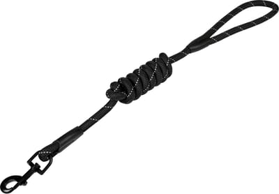 Benson Reflecterende hondenriem - Veiligheid en comfort - 150 cm - Zwart