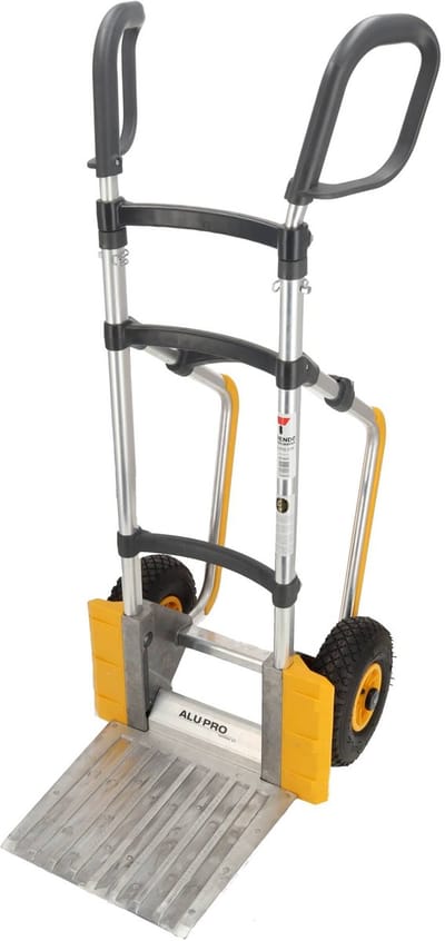 Ravendo Steekwagen ALU-PRO 2500 CLS M SR - Draagvlak 330x220 mm - Verstelbare Handgrepen & Glijrails - Draagvermogen 200 kg