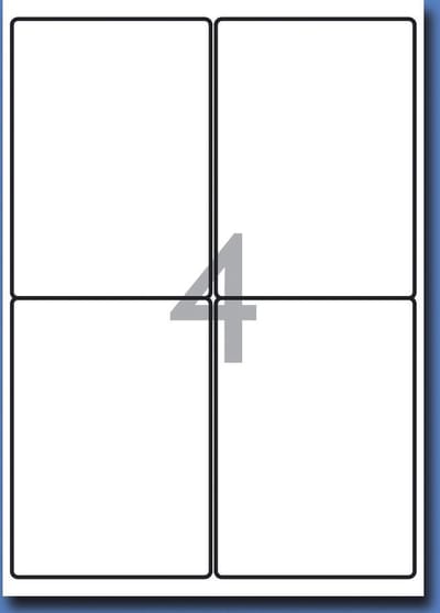 Decadry Etiketten / Labels 99.1 x 139 mm - 100 vel