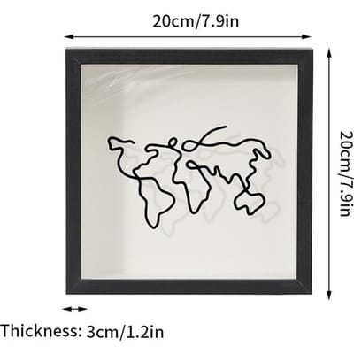 Houten Spaarpot Ticket Contant Geld Organizer Geld Opbergdoos Sparen Ansichtkaart Souvenir Spaarpot Ansichtkaart Verzamelen Fotolijst white