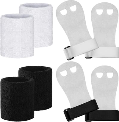 Gymnastiek Handbeschermers - Polsbanden Set - Sport Training - Zweetabsorberend Ademend - 2 Paren - Neon Kleuren