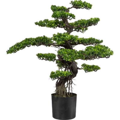 Kopu® Kunstplant Bonsai 75 cm - in zwarte Pot - Bonsai boompje