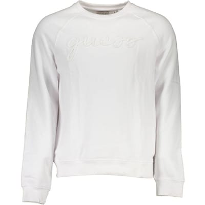 Guess Jeans Witte Katoenen Herensweater