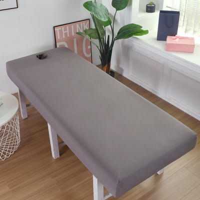 Waterdichte Massagebedhoes met Gezichtsuitsparing - Beschermhoes voor Spa en Tafel - Elastisch en Duurzaam
