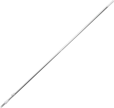 Telescoopsteel - Uittrekbare steel - Schoonmaakwerkzaamheden - Verstelbaar tot 4 meter - 400 cm - Wit
