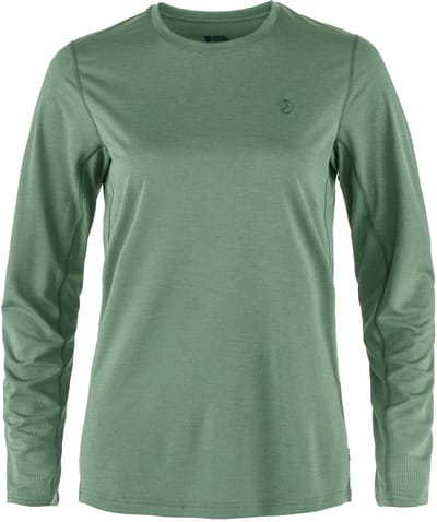 Fjallraven Abisko Day Hike LS Women - Outdoorshirt - Dames - Lange mouwen - Groen - Maat L