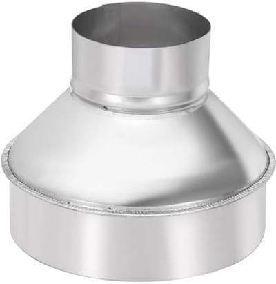 Ronde kanaalreductor en verhoger connector voor luchtkanalen