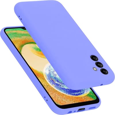 Cadorabo Hoesje geschikt voor Samsung Galaxy A04s in LIQUID LICHT PAARS - Beschermhoes gemaakt van flexibel TPU silicone Case Cover