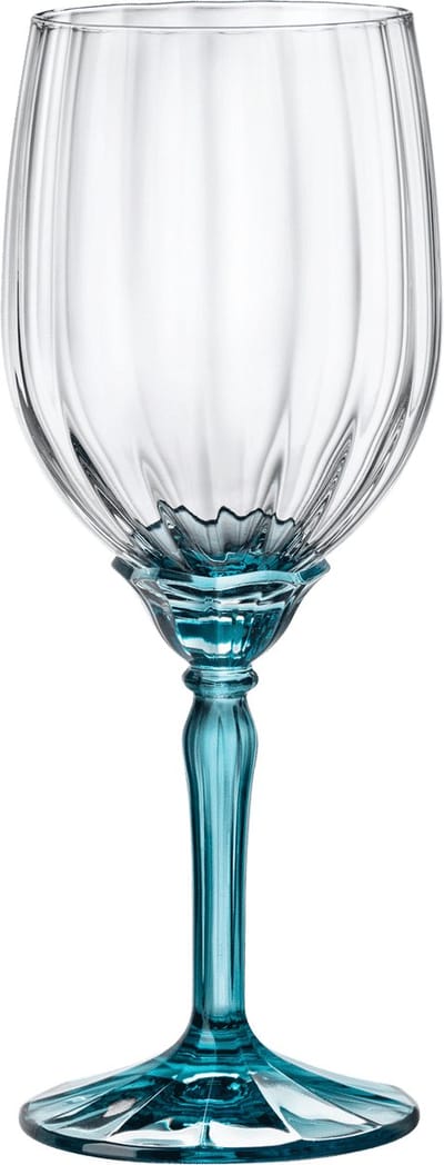 Bormioli Rocco Florian Wijnglas 38 Cl Blauw - 4 Stuks