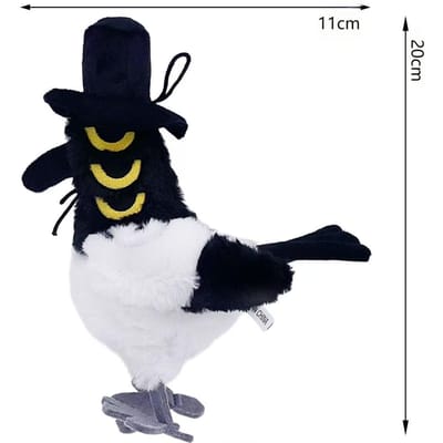 Nieuw Kpop Demonenjagers Tijger Pluche Schattige Cartoon Vogel Pluche Speeltje Kawaii Anime Knuffel Zacht Decor Kussen Speelgoed Duurzaam Cadeau~* black