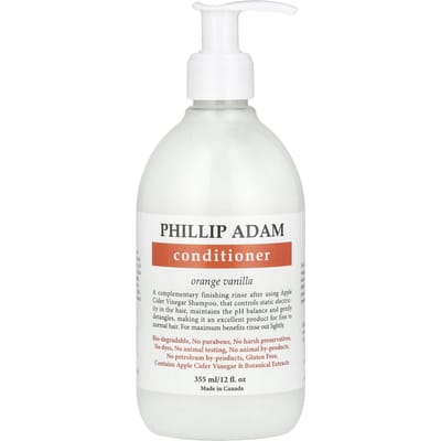 Phillip Adam, Conditioner, Orange Vanilla, 12 fl oz (355 ml) white