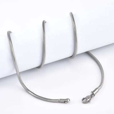 ABkettinkjes - Ketting - Slang - Soepel - Slangenketting - Staal - RVS