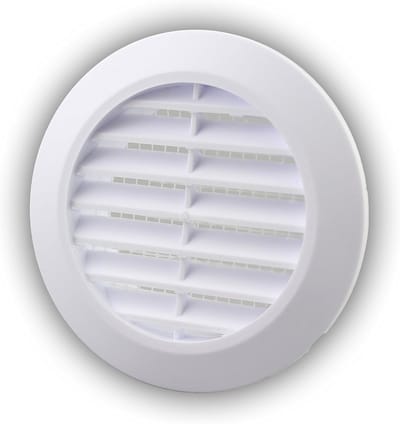Rond Ventilatierooster 60mm met Insectennet - 10 Stuks