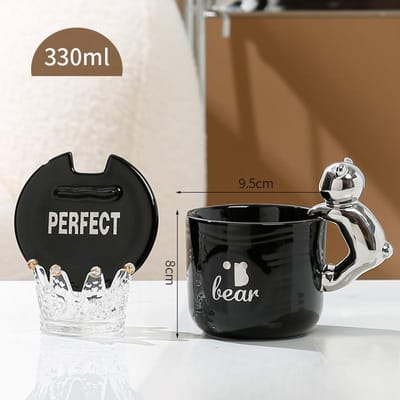 Creatieve Beer Keramische Kop Hoge Precisie Mok Souvenir Kopje Evenement Cadeau Koffiekop Meisjes Waterkop 330ml