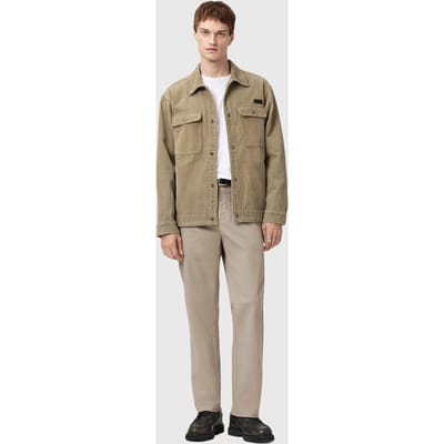 AllSaints Beckley Chino Pebble Brown Taglia: W28 | Pantaloni chino Outlet | Uomo | Marrone