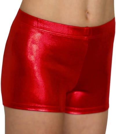 Fairysports Turnbroekje Rood maat 110-116 meisjes gymbroekje rode