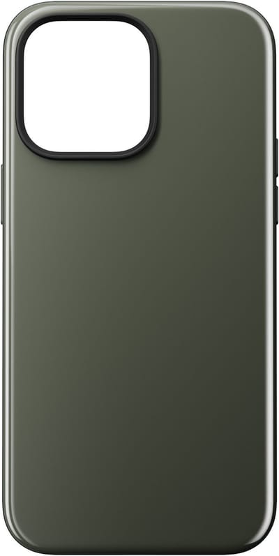 Nomad Sport Case - geschikt voor iPhone 14 Pro Max - met high-gloss gekleurde achterzijde - geschikt voor MagSafe & draadloos laden - Groen