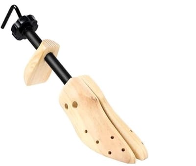 GELLDG Schoenspanner - Verstelbare houten schoenspanner - Vormgevende schoenspanner - Geschikt voor het verlengen en verbreden van schoenen - hoenspanner - Schoen oprekker heren ames - Schoenvormer - Unisex - Maat 42-46 - 1 stuks
