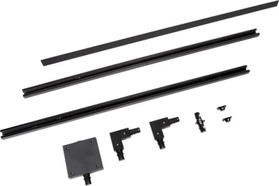Lucide TRACK Starterset - 1-fase Railsysteem / Railverlichting - 2 meter - Zwart