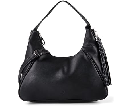 TOM TAILOR schoudertas Abella Hobo Bag Black zwart
