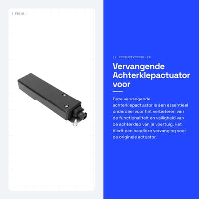 Dailygoods - Vervangende Achterklepactuator voor Kofferbak