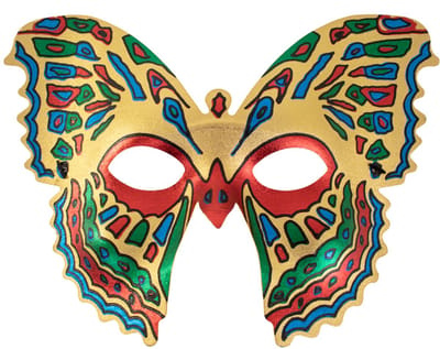 Oogmasker - Vlinder - Metallic