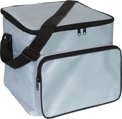 Grote Koeltas - 21 liter - 28 x 25 x 30 cm - zilverkleurig - lunchtas - koelen van dranken en voedsel