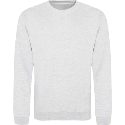 Just Hoods - AWDis Sweat - Ash (Heather) maat L