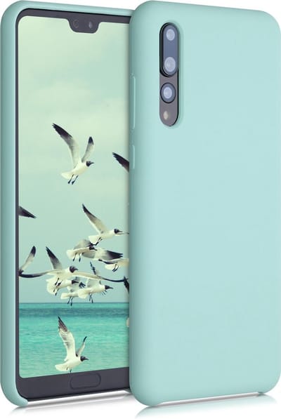 kwmobile telefoonhoesje geschikt voor Huawei P20 Pro - Hoesje met siliconen coating - Smartphone case in mintgroen