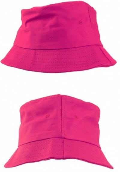 Bucket Hat - Vissershoedje - Heren - Dames - Festival Accessoires - 58 Cm - Roze